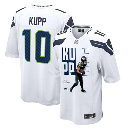 Cooper Kupp 10 Seattle Seahawks Super Bowl LX Breakaway Speed Jersey – White