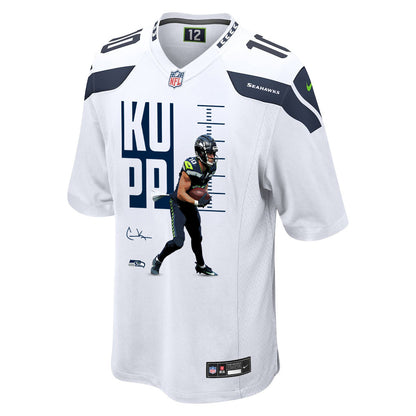 Cooper Kupp 10 Seattle Seahawks Super Bowl LX Breakaway Speed Jersey – White