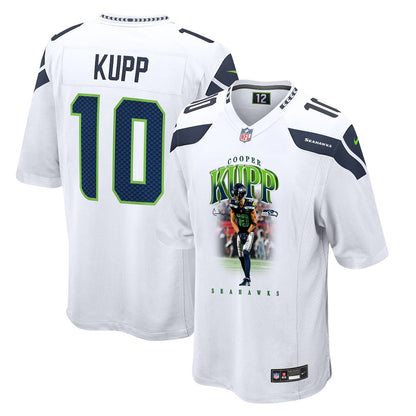 Cooper Kupp 10 Seattle Seahawks Super Bowl LX Backfield Beast Jersey – White
