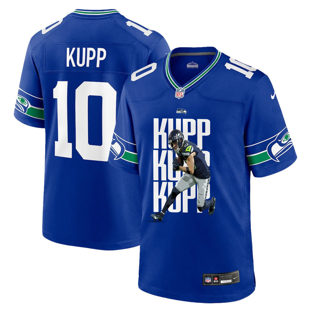 Cooper Kupp 10 Seattle Seahawks Super Bowl LX Dynamic Ground Game Jersey – Royal Blue