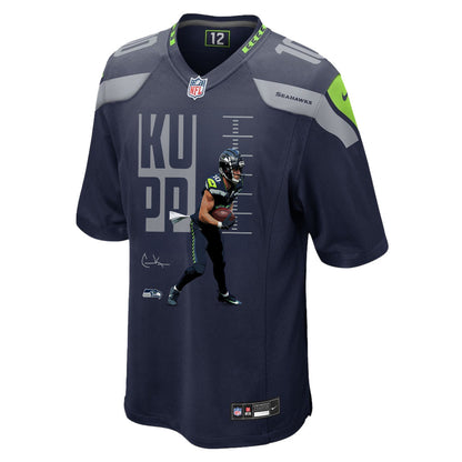 Cooper Kupp 10 Seattle Seahawks Super Bowl LX Breakaway Speed Jersey – Navy
