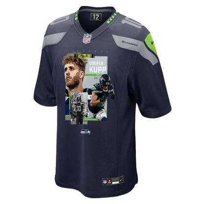 Cooper Kupp 10 Seattle Seahawks Super Bowl LX Power & Precision Jersey – Navy