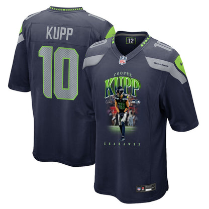 Cooper Kupp 10 Seattle Seahawks Super Bowl LX Backfield Beast Jersey – Navy