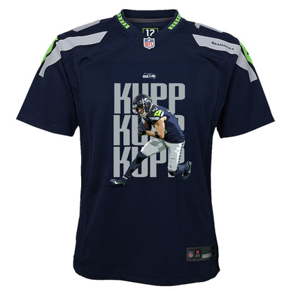 Cooper Kupp 10 Seattle Seahawks Super Bowl LX Offensive Powerhouse YOUTH Game Jersey– Navy