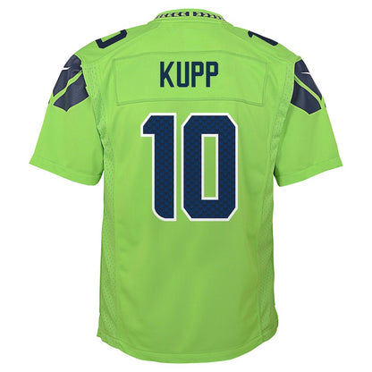 Cooper Kupp 10 Seattle Seahawks Super Bowl LX Championship-Ready YOUTH Game Jersey– Green