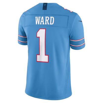 Cameron Ward 1 Tennessee Titans Vapor F.U.S.E. Jersey - Light Blue