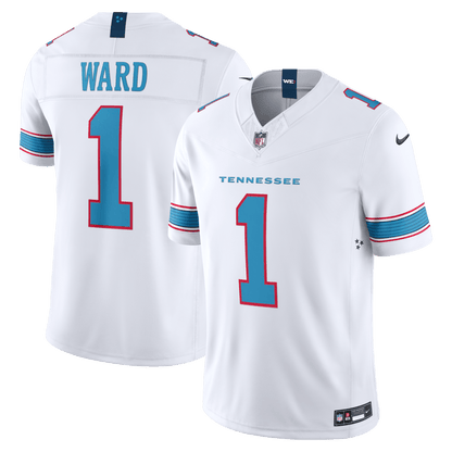 Cameron Ward 1 Tennessee Titans Vapor F.U.S.E. Jersey - White