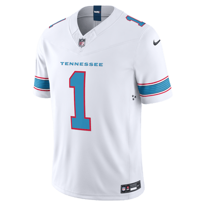 Cameron Ward 1 Tennessee Titans Vapor F.U.S.E. Jersey - White
