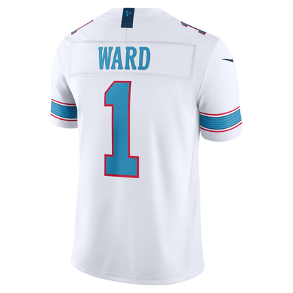 Cameron Ward 1 Tennessee Titans Vapor F.U.S.E. Jersey - White