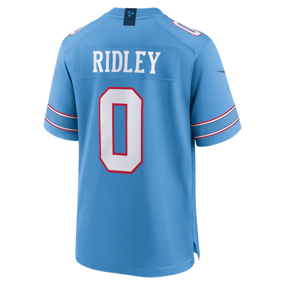 Calvin Ridley 0 Tennessee Titans Game Jersey - Light Blue