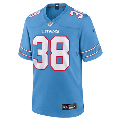L'Jarius Sneed 38 Tennessee Titans Game Jersey - Light Blue