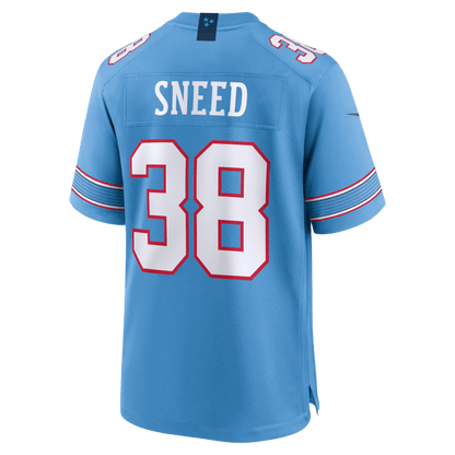 L'Jarius Sneed 38 Tennessee Titans Game Jersey - Light Blue