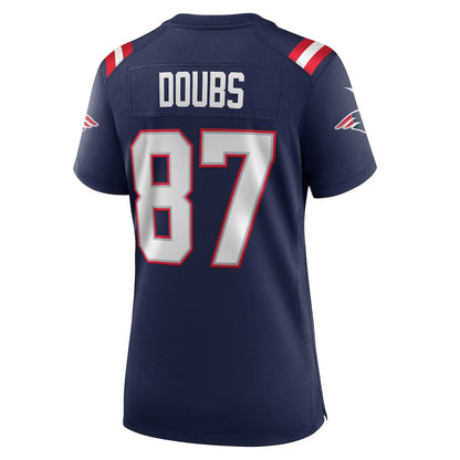 Romeo Doubs 87 New England Patriots Women's Game Jersey - Navy