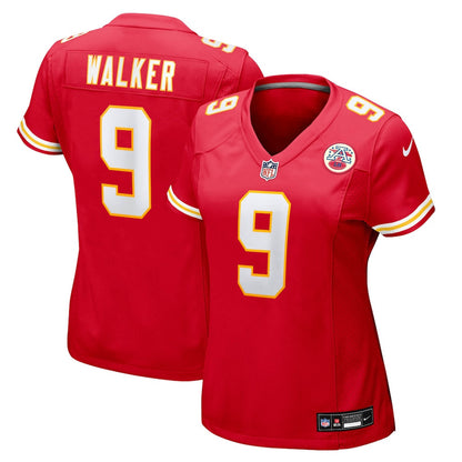 Kenneth Walker III 9 Kansas City Chiefs Women's Game Jersey - Red