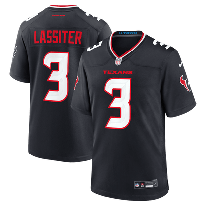 Kamari Lassiter 3 Houston Texans Team Game Men Jersey - Navy