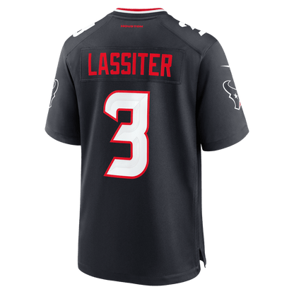 Kamari Lassiter 3 Houston Texans Team Game Men Jersey - Navy