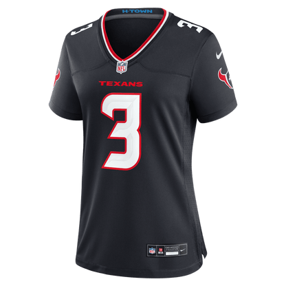 Kamari Lassiter 3 Houston Texans Women's Team Game Jersey - Navy
