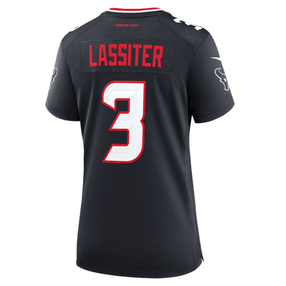 Kamari Lassiter 3 Houston Texans Women's Team Game Jersey - Navy