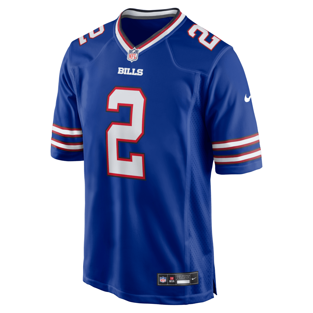 D.J. Moore 2 Buffalo Bills Game Men Jersey - Royal