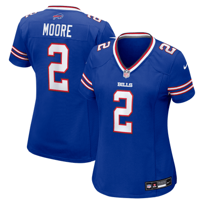 D.J. Moore 2 Buffalo Bills Women's Game Jersey - Royal