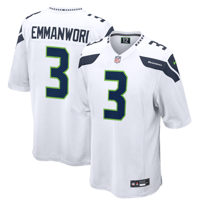Nick Emmanwori 3 Seattle Seahawks Game Men Jersey - White