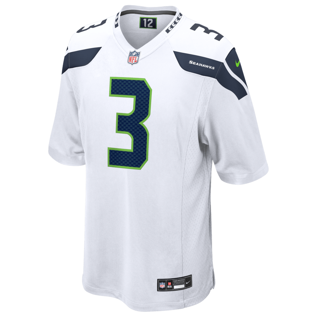 Nick Emmanwori 3 Seattle Seahawks Game Men Jersey - White