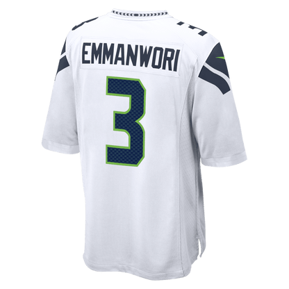Nick Emmanwori 3 Seattle Seahawks Game Men Jersey - White
