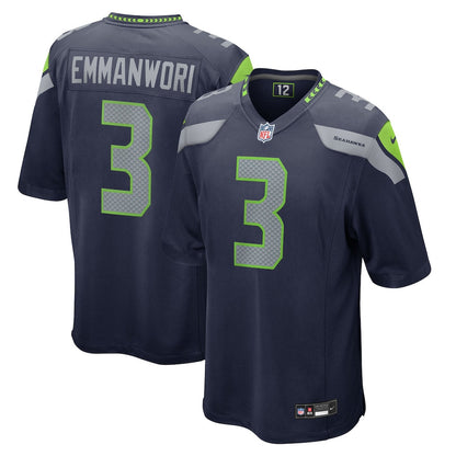 Nick Emmanwori 3 Seattle Seahawks Game Men Jersey - College Navy