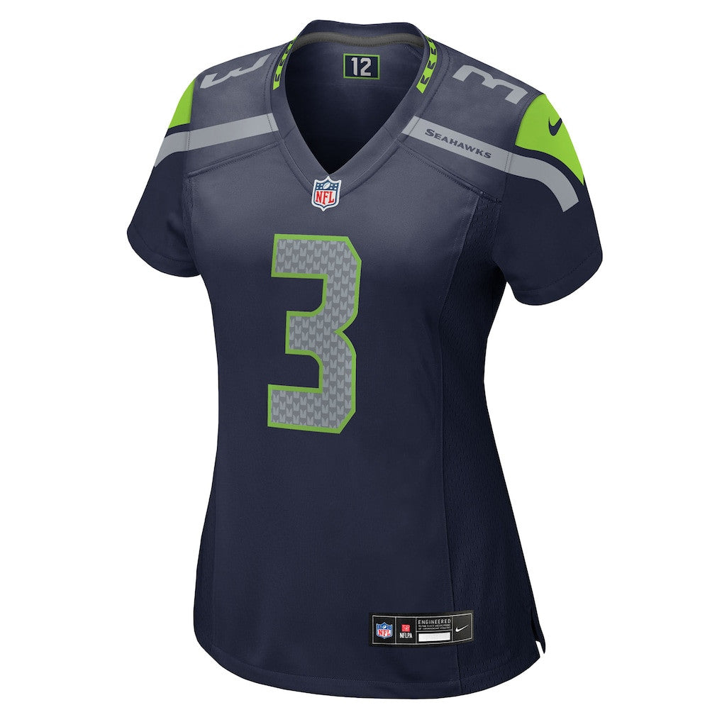Nick Emmanwori 3 Seattle Seahawks Women's Team Game Jersey - College Navy