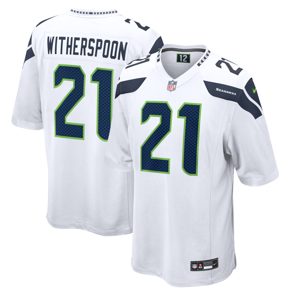Devon Witherspoon 21 Seattle Seahawks Game Men Jersey - White