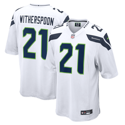 Devon Witherspoon 21 Seattle Seahawks Game Men Jersey - White