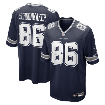 Luke Schoonmaker 86 Dallas Cowboys Team Game Men Jersey - Navy