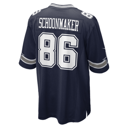 Luke Schoonmaker 86 Dallas Cowboys Team Game Men Jersey - Navy