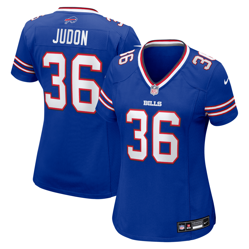 Matthew Judon 36 Buffalo Bills Women's Team Game Jersey - Royal