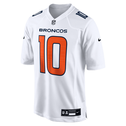 Bo Nix 10 Denver Broncos Tundra Fashion Game Men Jersey - White