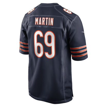 Jeremiah Martin 69 Chicago Bears Team Game Men Jersey - Navy
