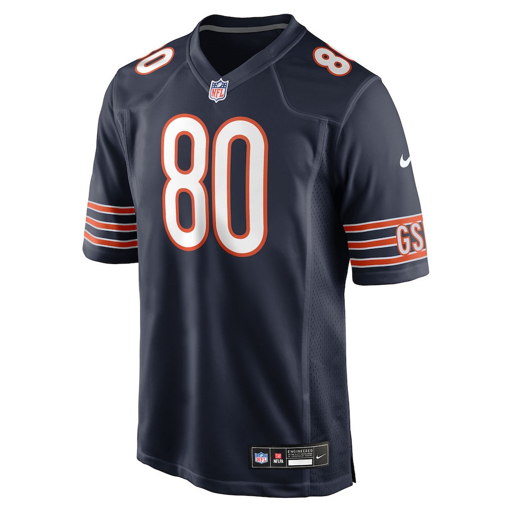 Qadir Ismail 80 Chicago Bears Team Game Men Jersey - Navy
