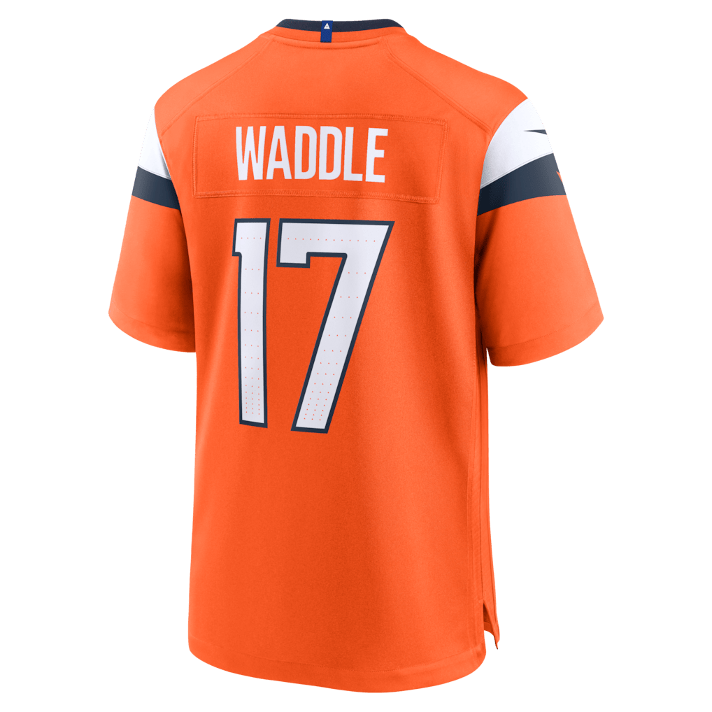 Jaylen Waddle 17 Denver Broncos Game Men Jersey - Orange