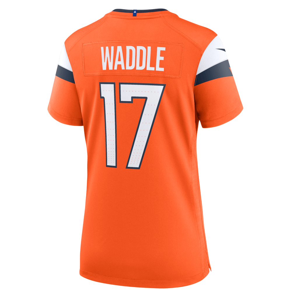 Jaylen Waddle 17 Denver Broncos Women's Game Jersey - Orange