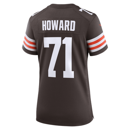 Tytus Howard 71 Cleveland Browns Women's Team Game Jersey - Brown