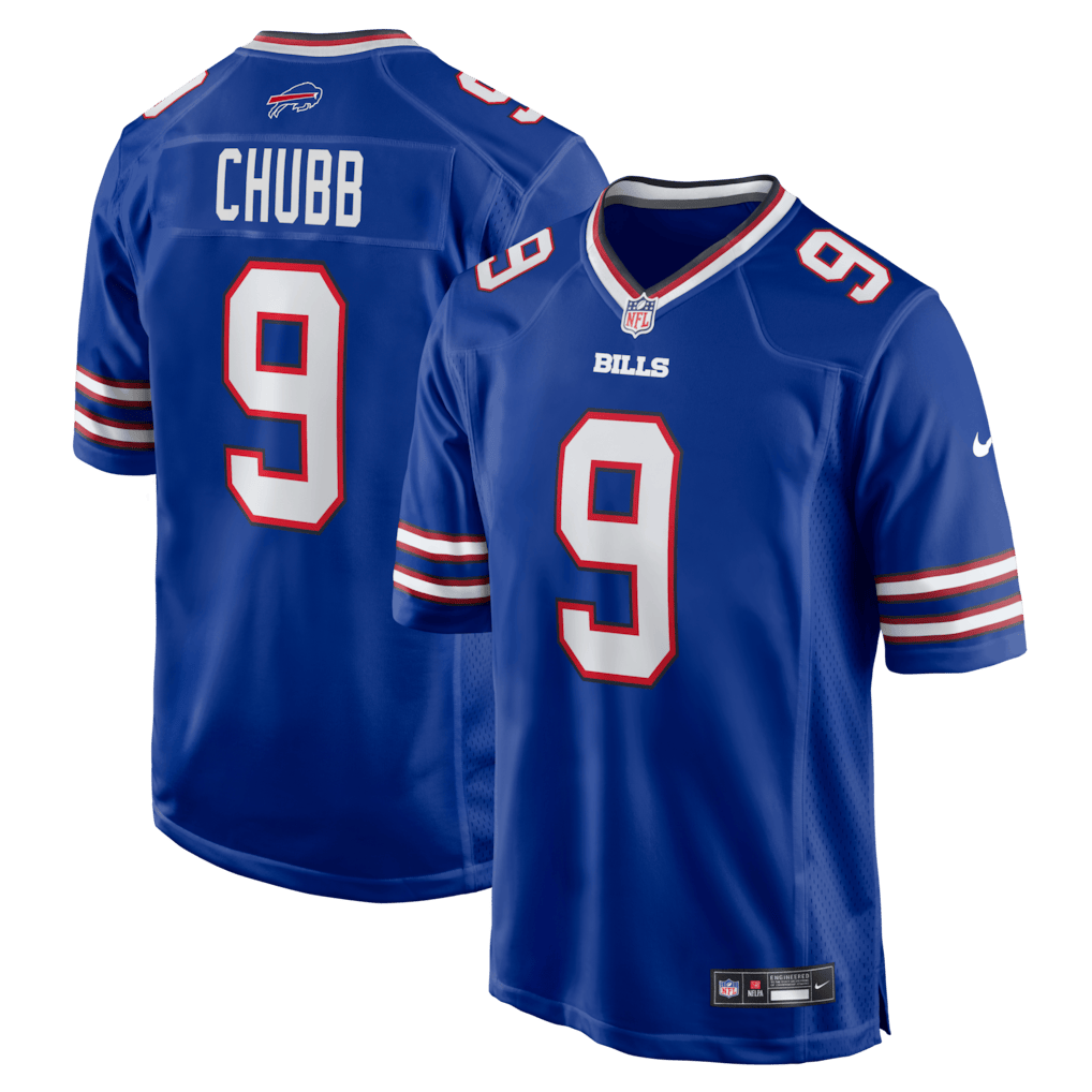 Bradley Chubb 9 Buffalo Bills Team Game Men Jersey - Royal