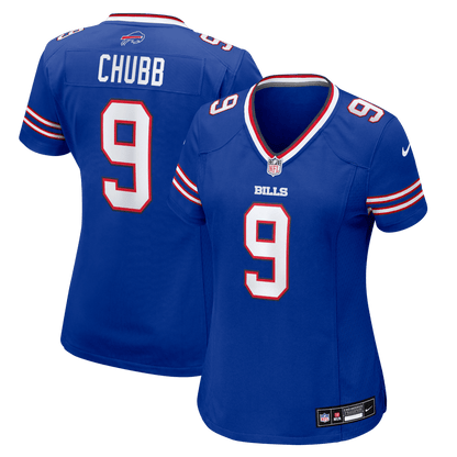 Bradley Chubb 9 Buffalo Bills Women's Team Game Jersey - Royal