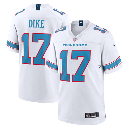 Chimere Dike 17 Tennessee Titans Game Men Jersey - White