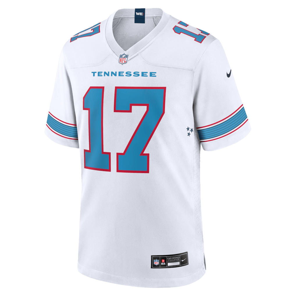 Chimere Dike 17 Tennessee Titans Game Men Jersey - White