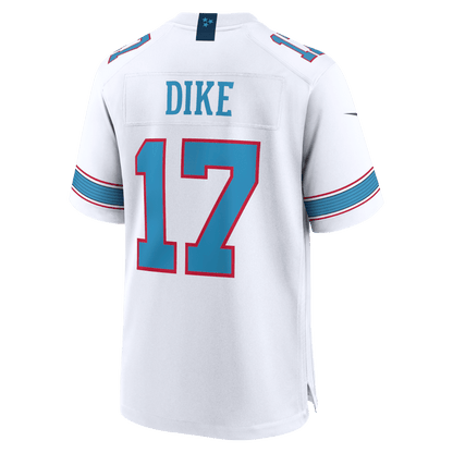 Chimere Dike 17 Tennessee Titans Game Men Jersey - White