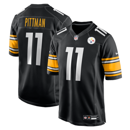 Michael Pittman Jr. 11 Pittsburgh Steelers Game Men Jersey - Black