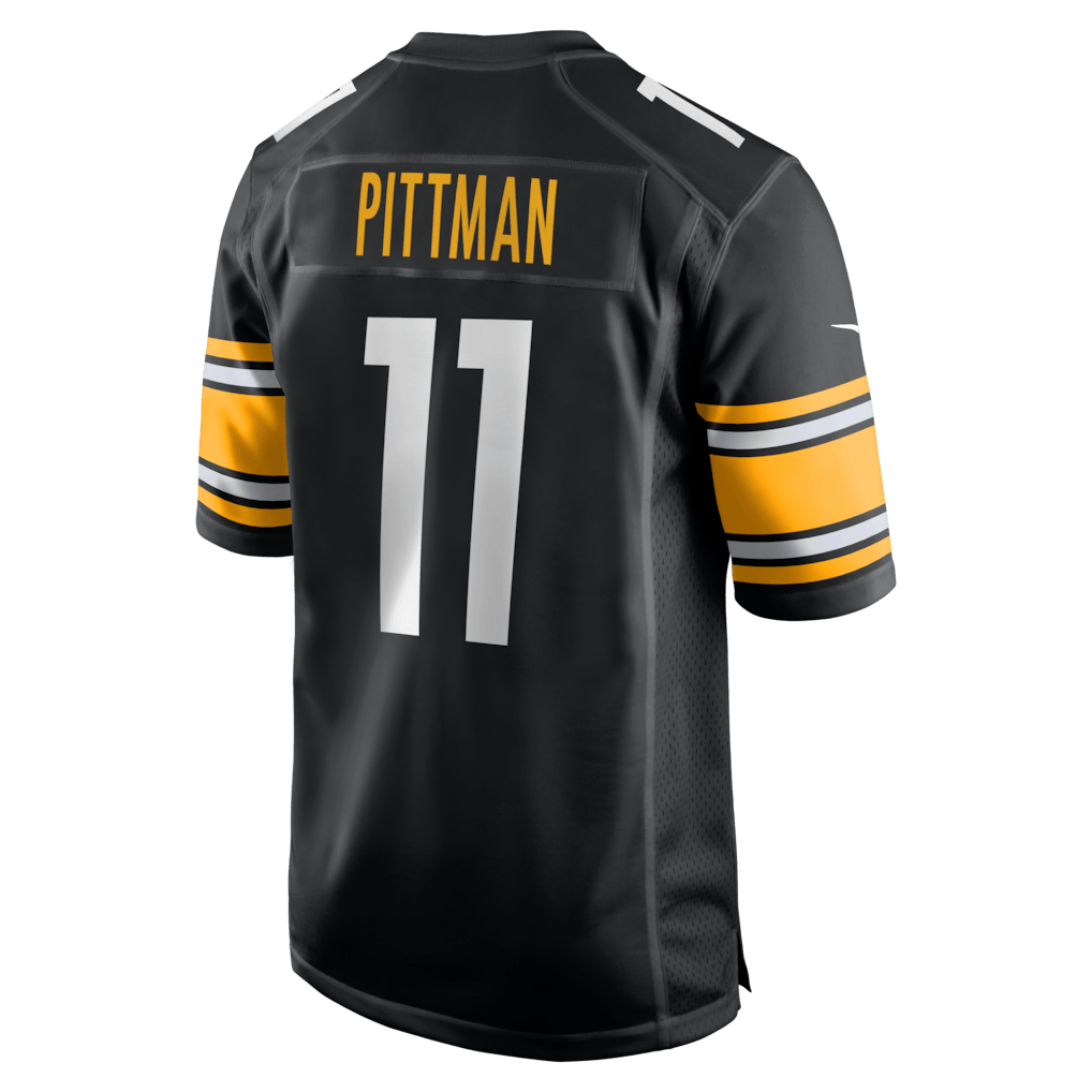 Michael Pittman Jr. 11 Pittsburgh Steelers Game Men Jersey - Black