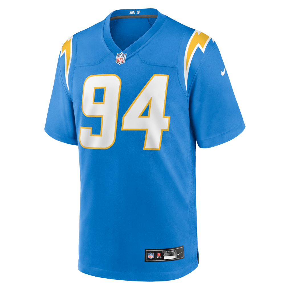 Dalvin Tomlinson 94 Los Angeles Chargers Team Game Men Jersey - Powder Blue