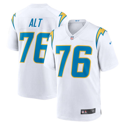 Joe Alt 76 Los Angeles Chargers Player Game Men Jersey - White