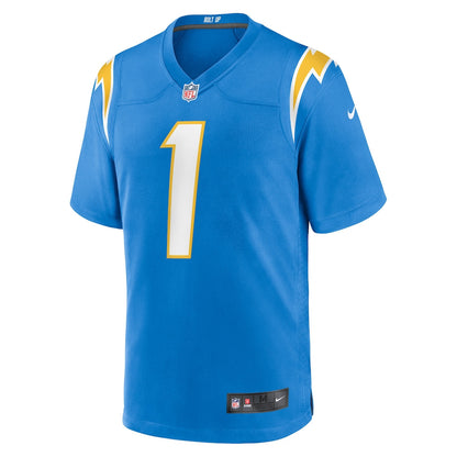 Quentin Johnston 1 Los Angeles Chargers Game Player Men Jersey - Powder Blue